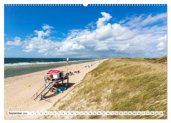 Produktbild: INSELLIEBE SYLT Zauberhafte Momente (hochwertiger Premium Wandkalender 2026 DIN A2 quer), Kunstdruck in Hochglanz
