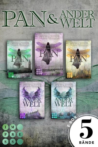 Produktbild: Die Pan-Trilogie: 5 B&auml;nde in einem Bundle! (Band 1-3 plus Spin-offs)