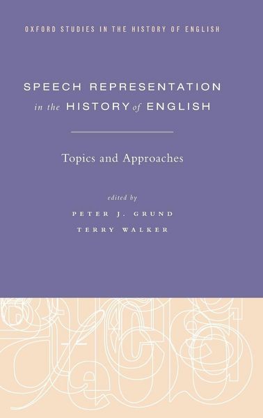 Produktbild: Speech Representation in the History of English