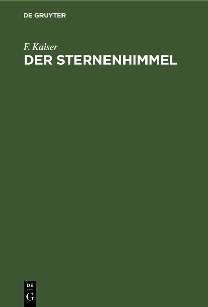 Produktbild: Der Sternenhimmel
