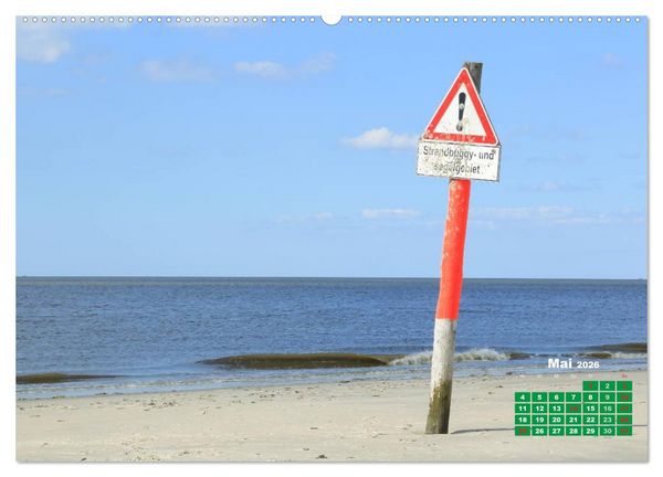 Produktbild: St. Peter-Ording (Wandkalender 2026 DIN A2 quer), CALVENDO Monatskalender