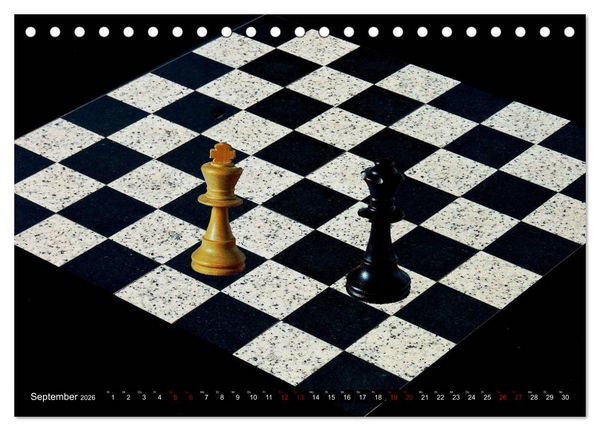 Produktbild: SCHACH - Spiel der K&ouml;nige (Tischkalender 2026 DIN A5 quer), CALVENDO Monatskalender