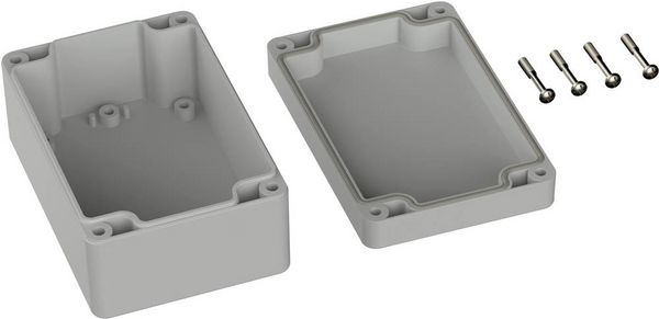 Produktbild: TRU COMPONENTS TC-9065608 Industrie-Geh&auml;use 120 x 80 x 55 ABS Lichtgrau (RAL 7035) 1St.
