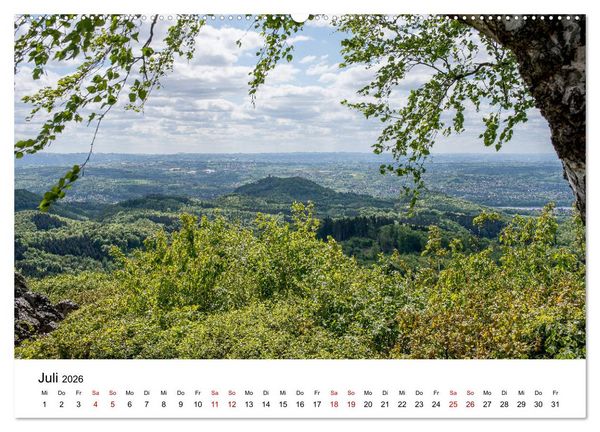 Produktbild: H&ouml;hepunkte des Siebengebirges (Wandkalender 2026 DIN A2 quer), CALVENDO Monatskalender