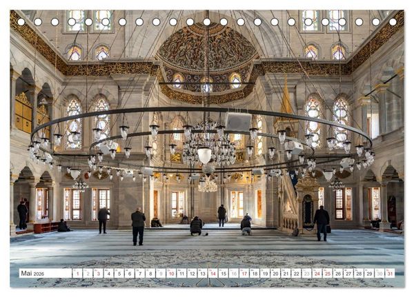 Produktbild: Istanbul - Faszination Moschee (Tischkalender 2026 DIN A5 quer), CALVENDO Monatskalender