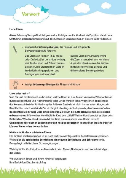 Produktbild: Mein gro&szlig;er bunter Schwung&uuml;bungs-Block ab 3 Jahren