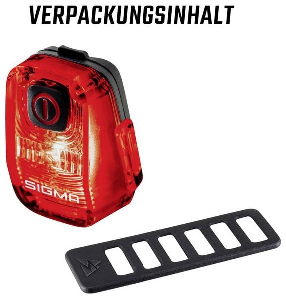 Produktbild: Sigma Fahrrad-R&uuml;cklicht HIRO 10 Akkubetriebenes LED-Leuchtmittel akkubetrieben