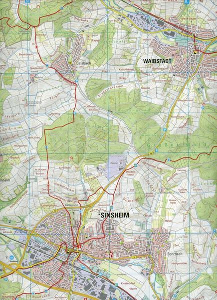 Produktbild: W211 Wanderkarte 1:25 000 Sinsheim