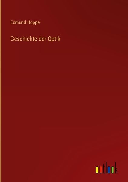 Produktbild: Geschichte der Optik