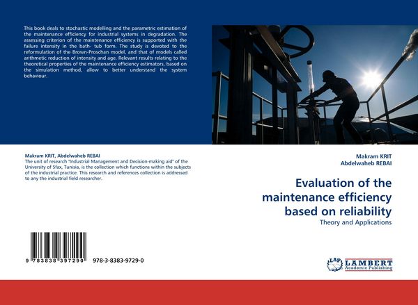Produktbild: Evaluation of the maintenance efficiency based on reliability