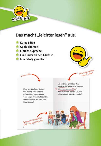 Produktbild: Erstleser - leichter lesen: Ein Fall f&uuml;r die Kichererbsen