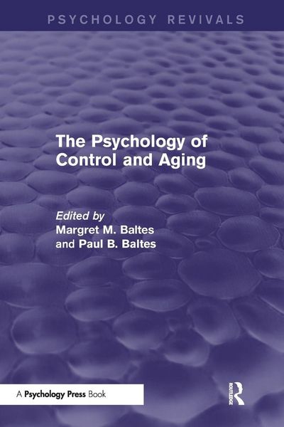 Produktbild: The Psychology of Control and Aging