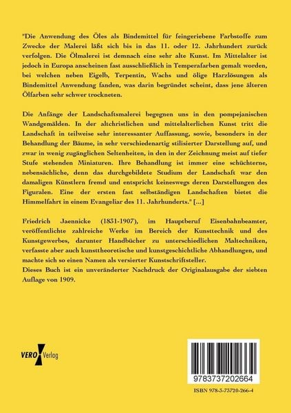 Produktbild: Handbuch der &Ouml;lmalerei nach dem heutigen Standpunkte