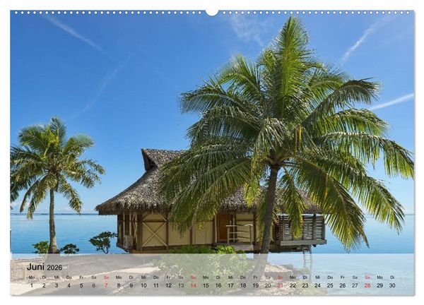 Produktbild: S&uuml;dseetr&auml;ume. Paradiese im Pazifik (Wandkalender 2026 DIN A2 quer), CALVENDO Monatskalender
