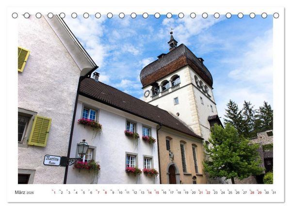 Produktbild: Bregenz am Bodensee (Tischkalender 2026 DIN A5 quer), CALVENDO Monatskalender