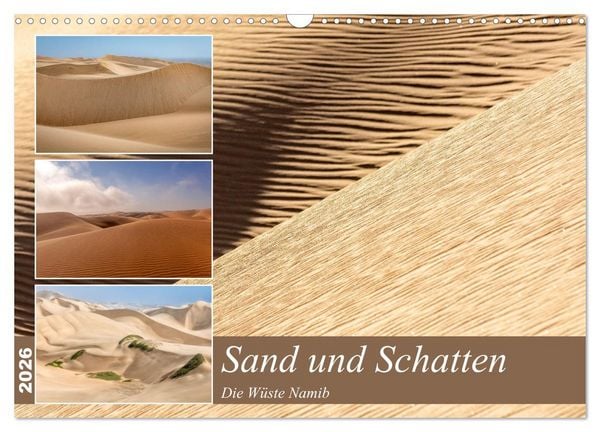 Produktbild: Sand und Schatten (Wandkalender 2026 DIN A3 quer), CALVENDO Monatskalender