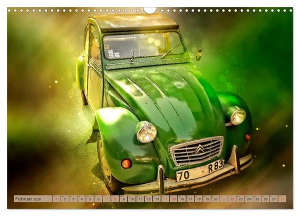 Produktbild: Die Ente - Citro&euml;n 2CV (Wandkalender 2026 DIN A3 quer), CALVENDO Monatskalender