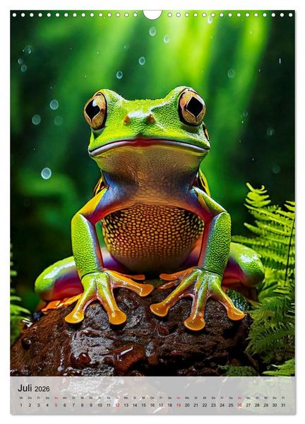 Produktbild: Kleine Wildtiere (Wandkalender 2026 DIN A3 hoch), CALVENDO Monatskalender