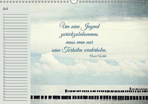 Produktbild: Spruchreifer Geburtstagskalender (Wandkalender immerw&auml;hrend DIN A3 quer)