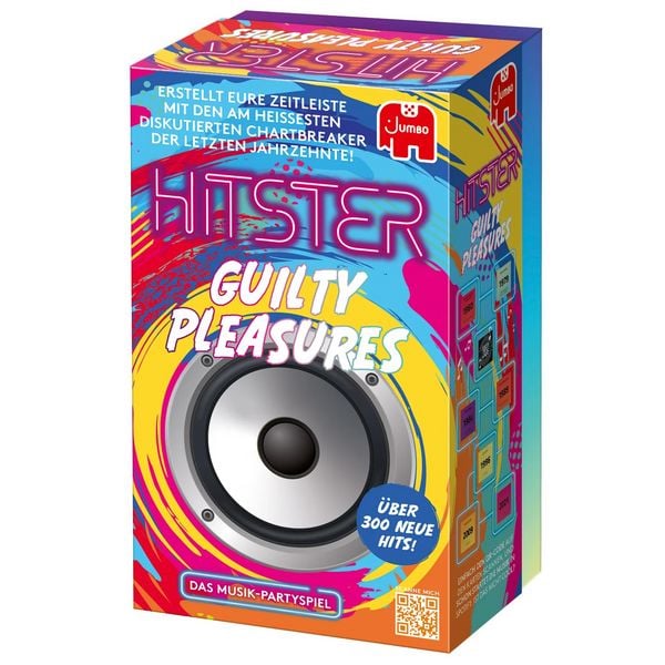 Jumbo 1110100378 - Hitster Guilty Pleasures, Musik-Quizspiel, Partyspiel