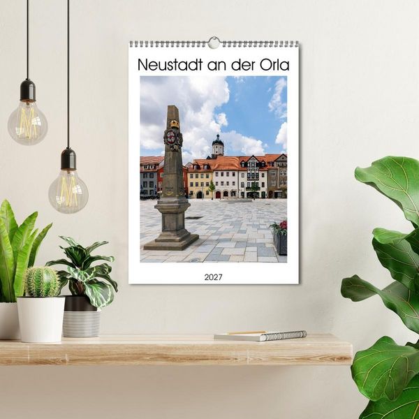 Produktbild: Neustadt an der Orla (Wandkalender 2027 DIN A3 hoch), CALVENDO Monatskalender