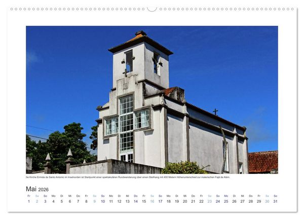 Produktbild: Azoren-Insel Sao Jorge &ndash; traumhafte Fajas auf dem gr&uuml;nsten Eiland Portugals (Wandkalender 2026 DIN A2 quer), CALVENDO Monatskalender
