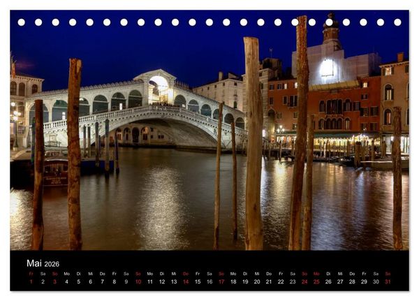 Produktbild: Bella Venezia (Tischkalender 2026 DIN A5 quer), CALVENDO Monatskalender