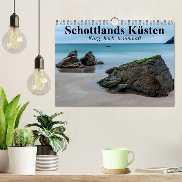 Produktbild: Schottlands K&uuml;sten. Karg, herb, traumhaft (Wandkalender 2026 DIN A4 quer), CALVENDO Monatskalender