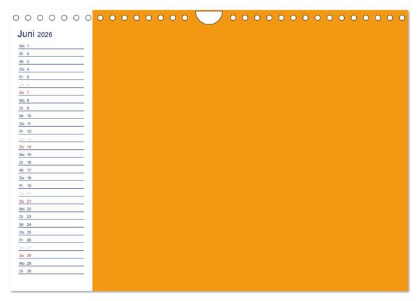 Produktbild: Farbiger Bastelkalender (Wandkalender 2026 DIN A4 quer), CALVENDO Monatskalender