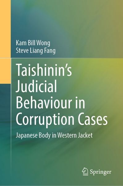 Produktbild: Taishinin&rsquo;s Judicial Behaviour in Corruption Cases