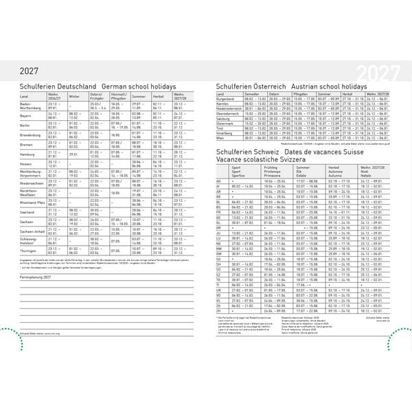 Produktbild: Idena Buchkalender 2027 Basic schwarz DIN A5 320 Seiten