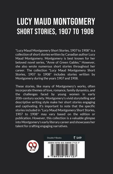 Produktbild: Lucy Maud Montgomery Short Stories, 1907 To 1908