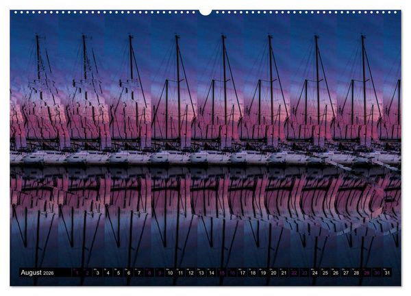 Produktbild: Magische Bilder - 3D Stereogramme (Wandkalender 2026 DIN A2 quer), CALVENDO Monatskalender