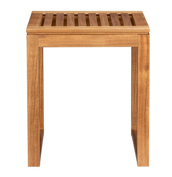 Produktbild: Badhocker Mod. Fondi, aus massivem Akazienholz
