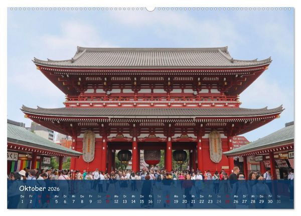 Produktbild: Japan - Impressionen aus dem Land der aufgehenden Sonne (hochwertiger Premium Wandkalender 2026 DIN A2 quer), Kunstdruck in Hochglanz