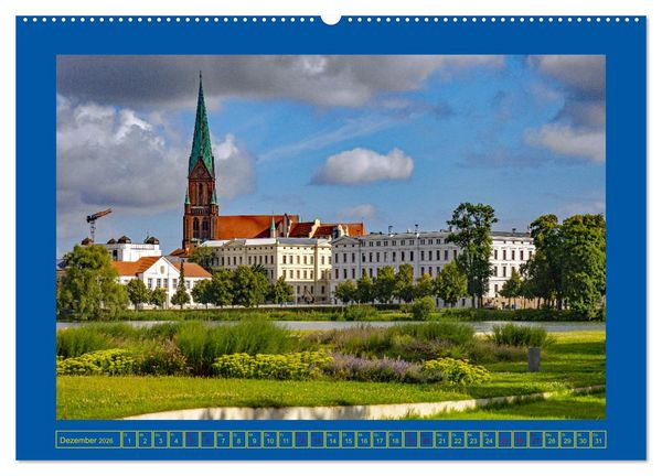 Produktbild: Schwerin - Wir sind Welterbe (hochwertiger Premium Wandkalender 2026 DIN A2 quer), Kunstdruck in Hochglanz