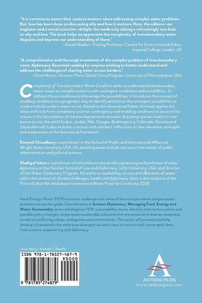 Produktbild: Complexity of Transboundary Water Conflicts