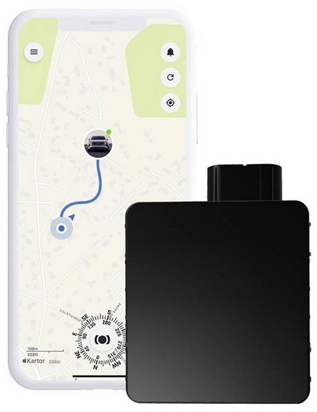 Produktbild: MiniFinder Xero GPS Tracker Fahrzeugtracker, Live Tracking Schwarz 1St.