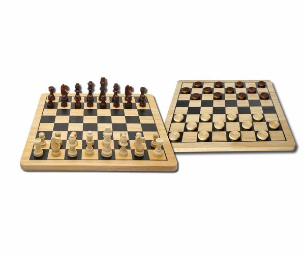 Produktbild: Deluxe Holz - Schach & Dame