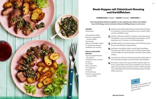Produktbild: Das geniale Airfryer-Kochbuch &ndash; 15-Minuten-Gerichte