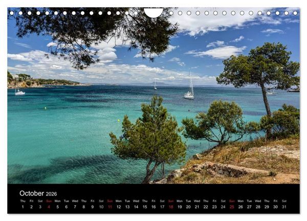 Produktbild: Majorca 2026 Insights (Wall Calendar 2026 DIN A4 landscape), CALVENDO 12 Month Wall Calendar