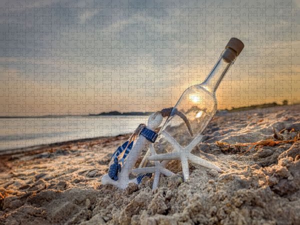 Produktbild: CALVENDO Puzzle Morgenstimmung am Strand von Glowe | 1000 Teile Lege-Gr&ouml;&szlig;e 64x48cm Foto-Puzzle f&uuml;r gl&uuml;ckliche Stunden