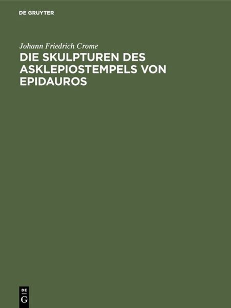 Produktbild: Die Skulpturen des Asklepiostempels von Epidauros