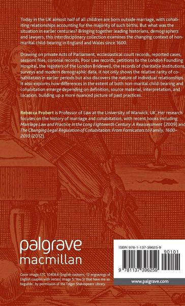 Produktbild: Cohabitation and Non-Marital Births in England and Wales, 1600-2012