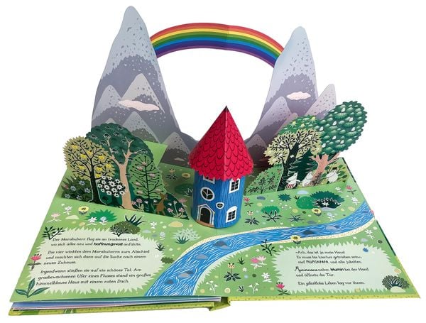 Produktbild: Die Mumins finden ein Zuhause - Ein Pop-up Buch ab 4 Jahren f&uuml;r kleine und gro&szlig;e Mumin-Fans