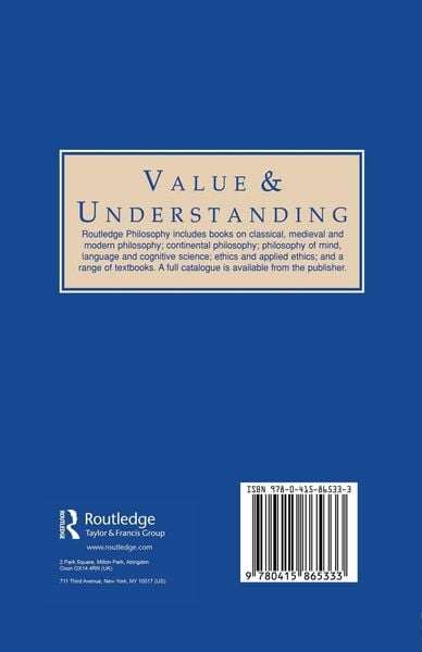 Produktbild: Value and Understanding