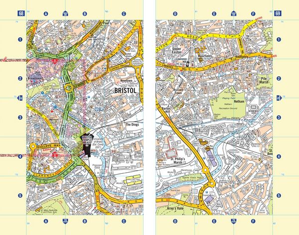 Produktbild: Bristol and Bath A-Z Street Atlas