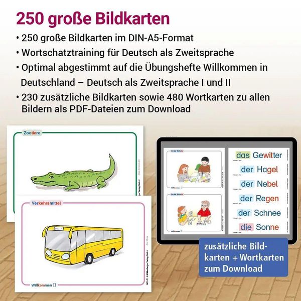 Produktbild: Willkommen in Deutschland &ndash; Bildkarten
