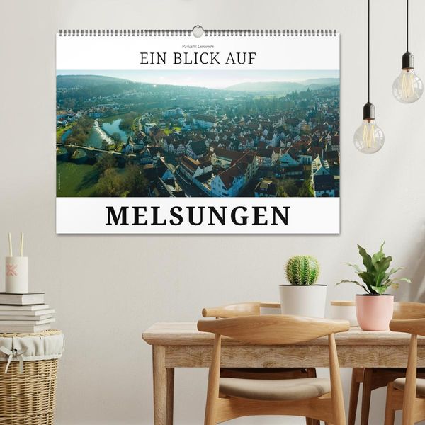 Produktbild: Ein Blick auf Melsungen (Wandkalender 2026 DIN A2 quer), CALVENDO Monatskalender