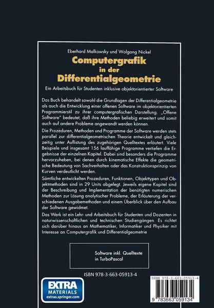 Produktbild: Computergrafik in der Differentialgeometrie